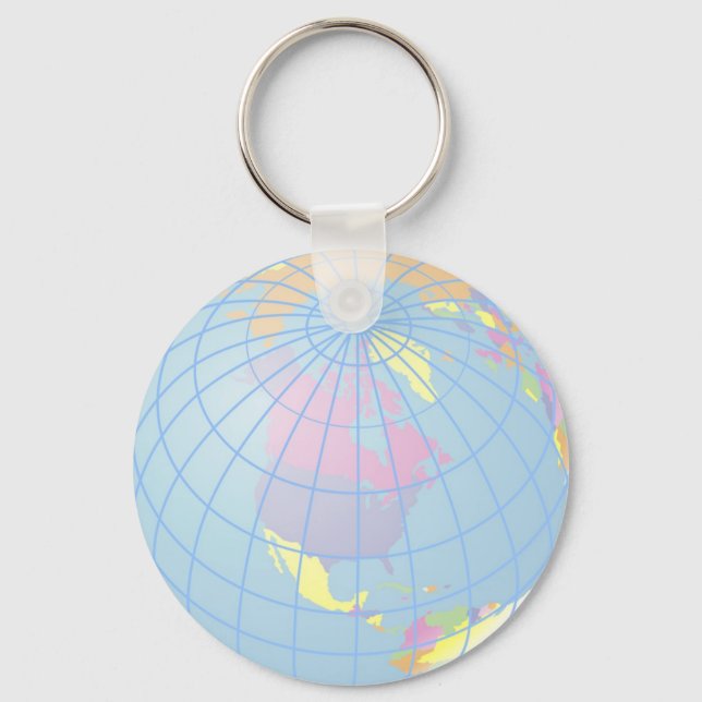 Globe Key Ring (Front)