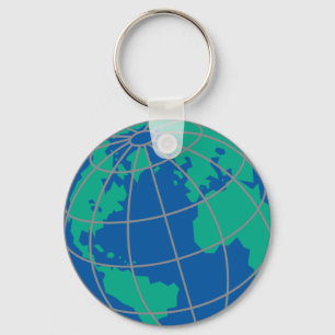 Globe Key Ring