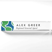 Globe Life Desk Name Plate