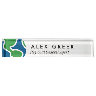 Globe Life Desk Name Plate
