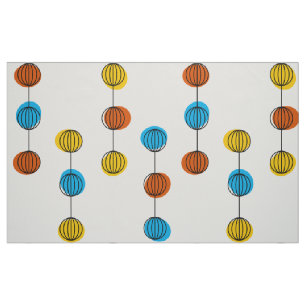 Globe Lines large Fabric