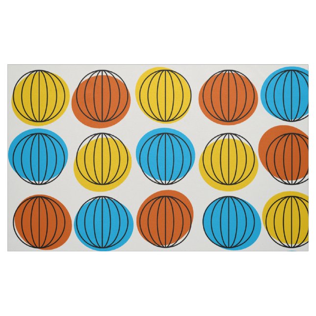 Globe Multi large Fabric (Fat Quarter)