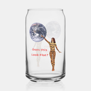 Globe not Flat Can Glass
