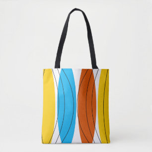 Globe Stripe all over tote Bag