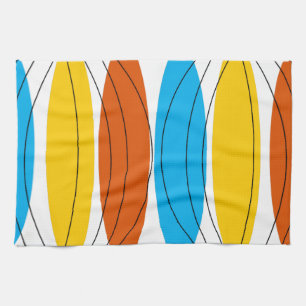 Globe Stripe kitchen towel