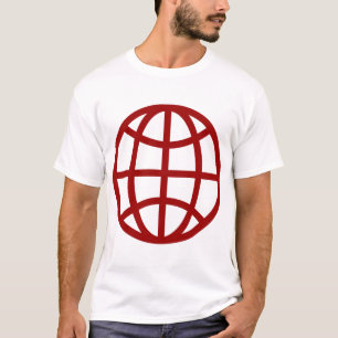 Globe Symbol - Ruby Red T-Shirt