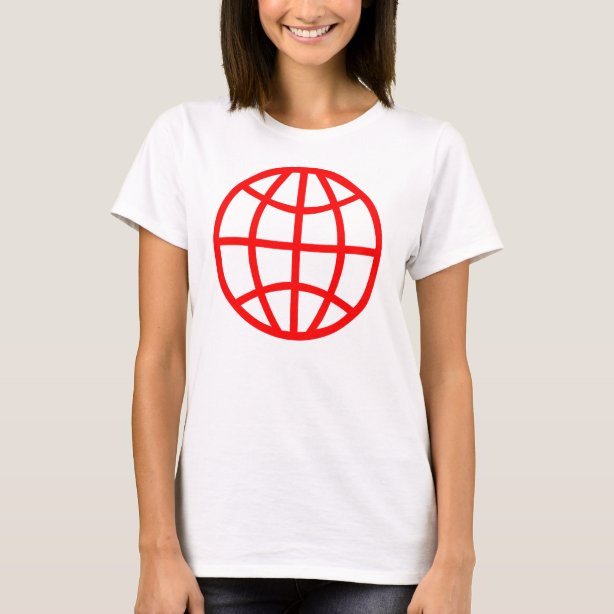 Globe TShirts & Shirt Designs Zazzle UK