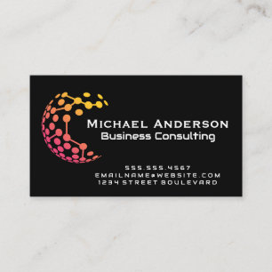 Globe Tech Logo Business Card