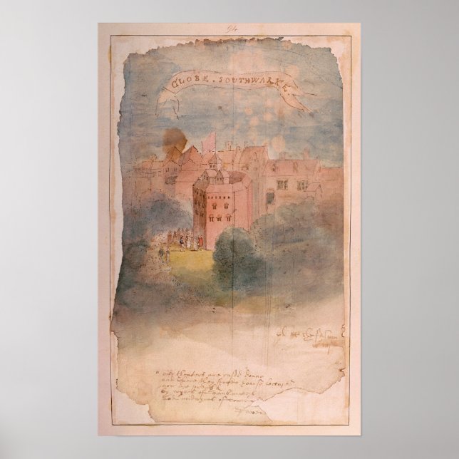 Globe Theatre, Southwark Poster (Front)