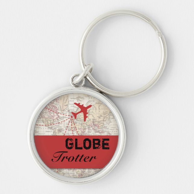 Globe Trotter Keychain (Front)
