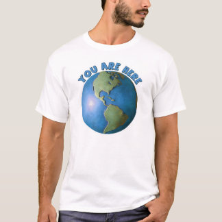 Globe. You Are Here T-Shirt