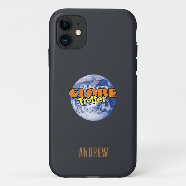 Globetrotter (customisable) Phone Case (Back)