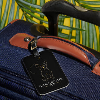 Globetrotter Pup Luggage Tag