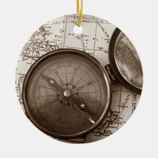 GLOBETROTTER'S CHRISTMAS ORNAMENT (Front)