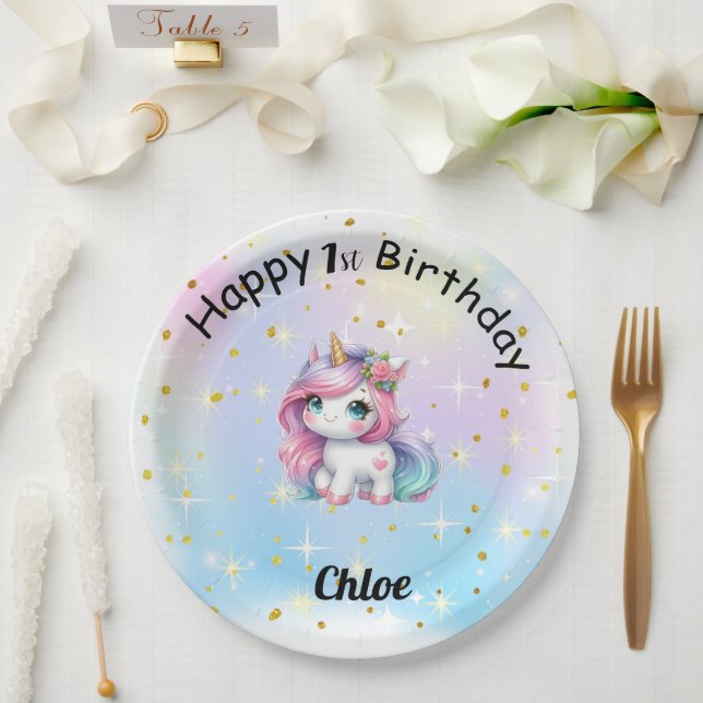 Globo de Cumpleaños Personalizado Paper Plate (Wedding)