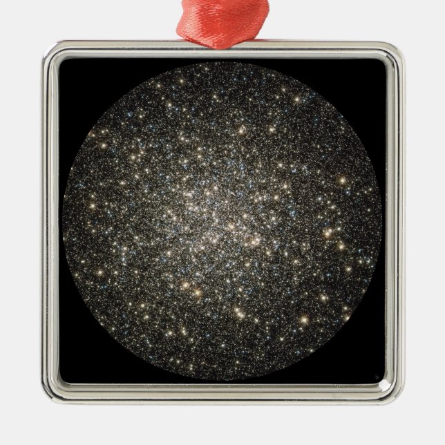 Globular cluster M13 2 Metal Tree Decoration (Front)