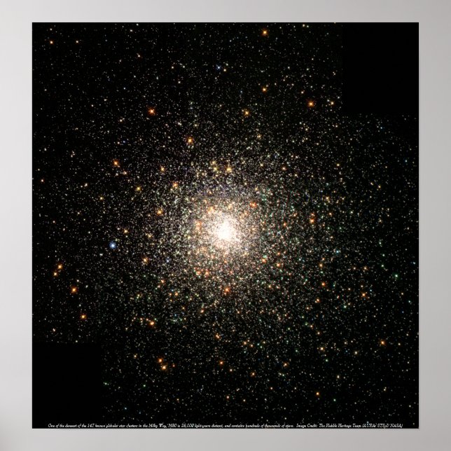 Globular Cluster M80 Poster (Front)