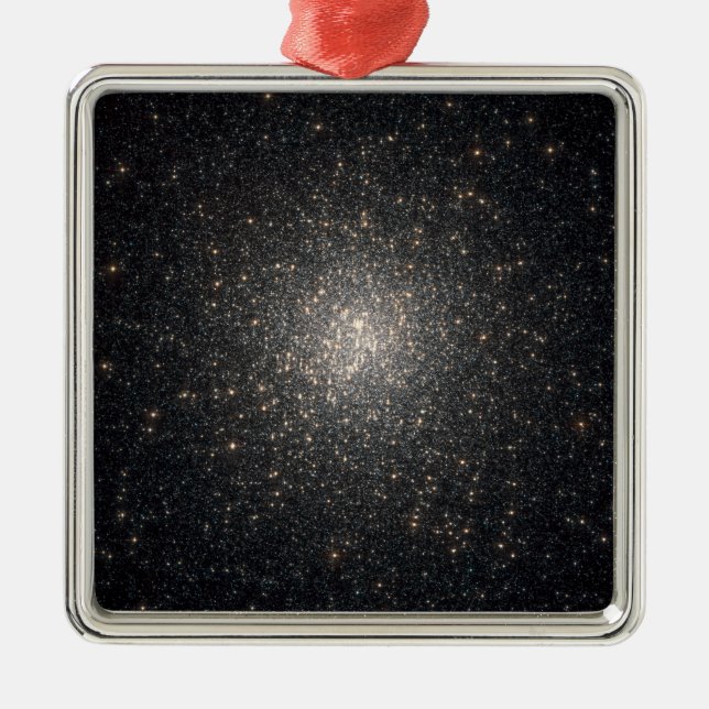 Globular cluster NGC 2808 Metal Tree Decoration (Front)