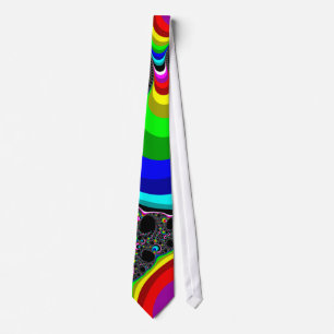 Globular Rainbow - Fractal Tie