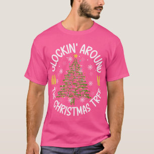 Glockin' Around The Christmas Tree Gun Themed Nove T-Shirt