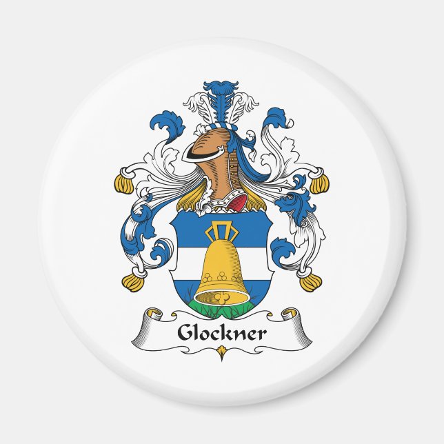 Glockner Family Crest Magnet (Front)