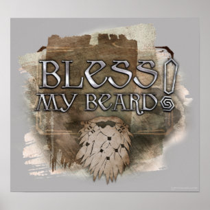Gloin - Bless My Beard Poster