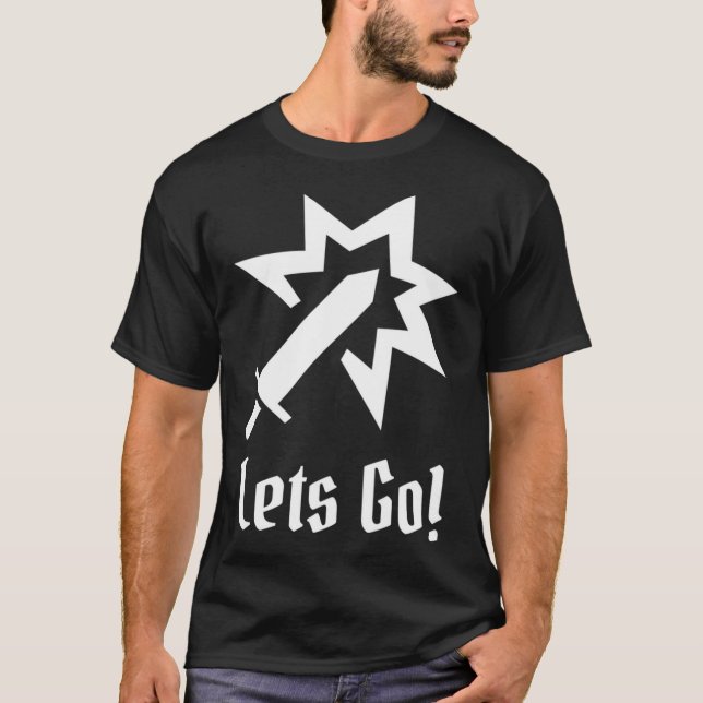 Gloomhaven Attack Symbol Lets Go Funny Board Game  T-Shirt (Front)