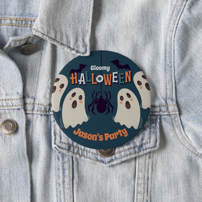 Gloomy Halloween -  10 Cm Round Badge (In Situ)