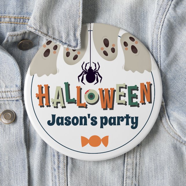 Gloomy Halloween 6 Cm Round Badge (In Situ)