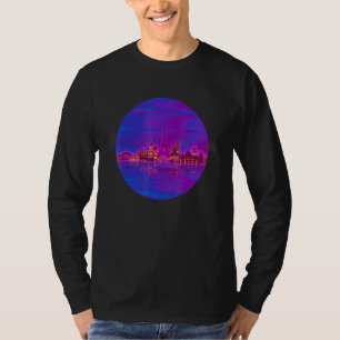 Gloomy Skyline Vaporwave T-Shirt