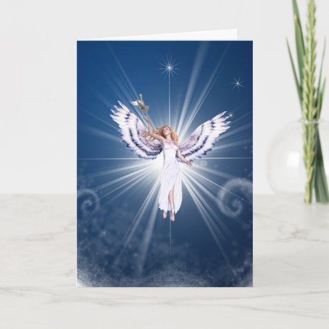 Gloria Angel Christmas Card (Front)