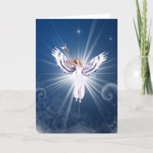 Gloria Angel Christmas Card