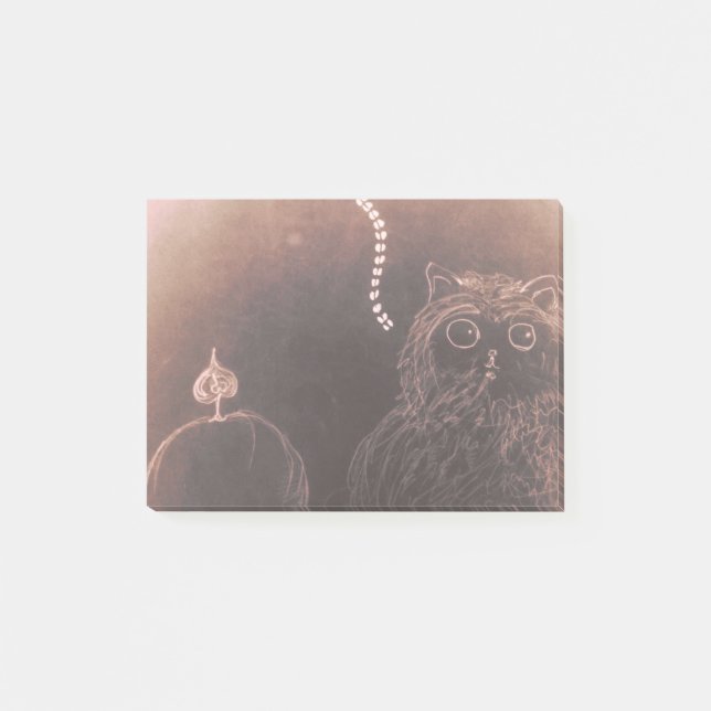 gloria cat in glory anime manga cartoon lightning post-it notes (Front)