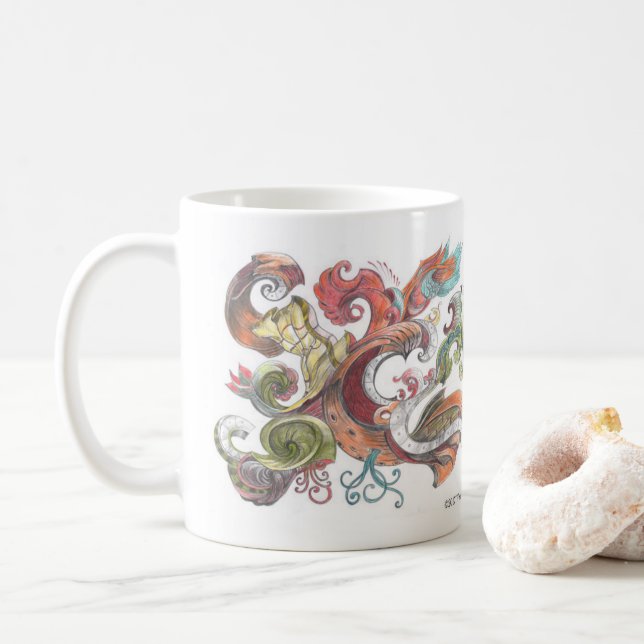 Gloria Doodle Mug (With Donut)