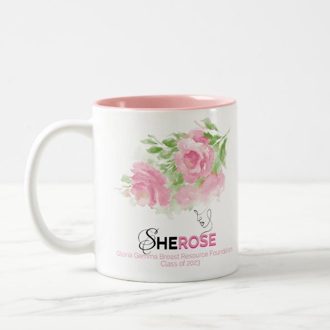 Gloria Gemma SheRose 2023 Commemorative Coffee Mug (Left)