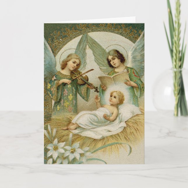 Gloria in excelsis Deo Holiday Card (Front)