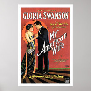 Gloria Swanson My American Wife Movie Poster