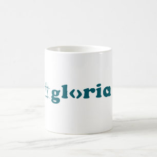 Gloria Typography Coffee Mug