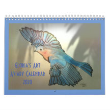 Gloria's Art Aviary Calendar 2020