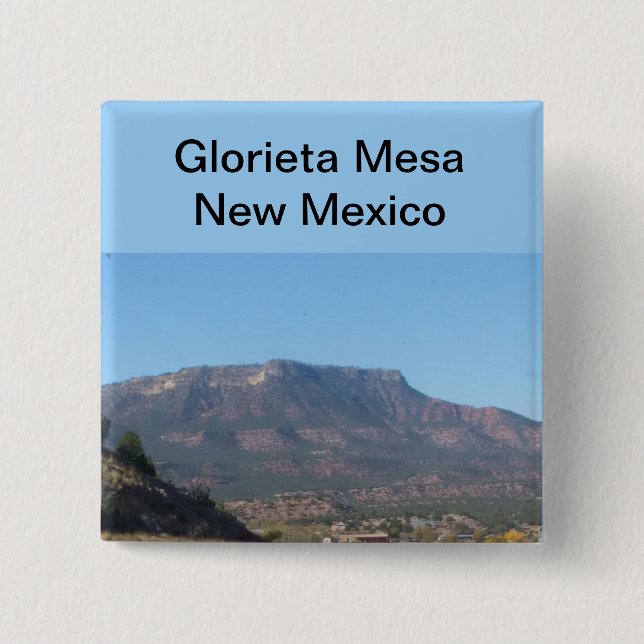 Glorieta Mesa 15 Cm Square Badge (Front)