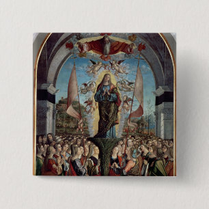 Glorification of St. Ursula and her Companions 15 Cm Square Badge