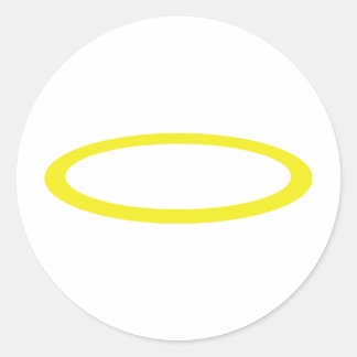 gloriole icon classic round sticker