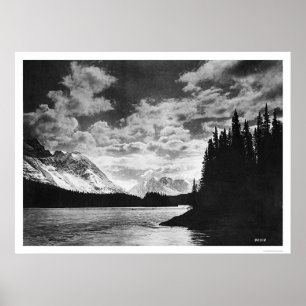 Glorious Alaska Mountains 1920 Poster