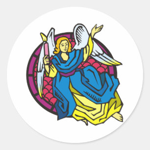Glorious Angel Classic Round Sticker