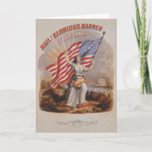 Glorious Banner! - Greeting Card