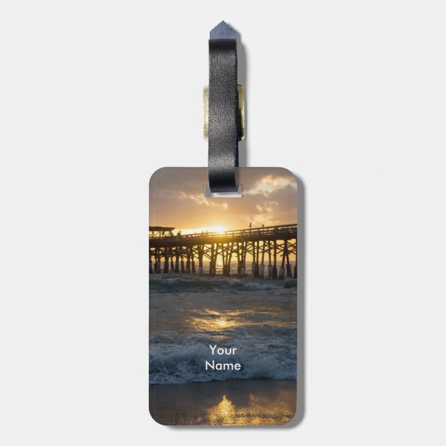 Glorious Cocoa New Year Luggage Tag (Back Vertical)