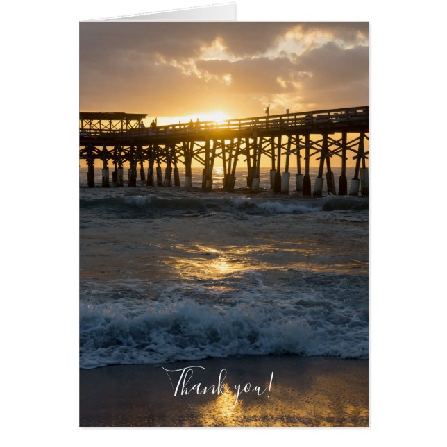 Glorious Cocoa New Year Thank You Card (Front)