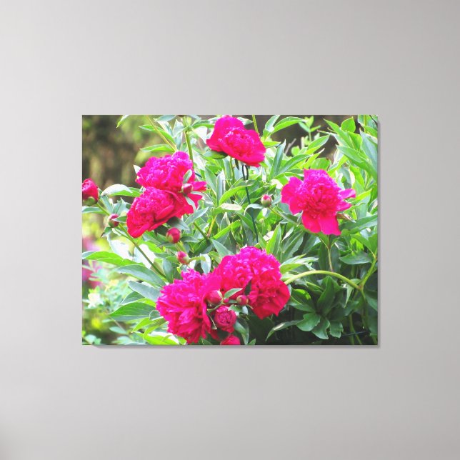 Glorious garden art canvas print (Front)