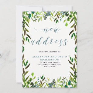 Glorious Greenery New Address Announcement