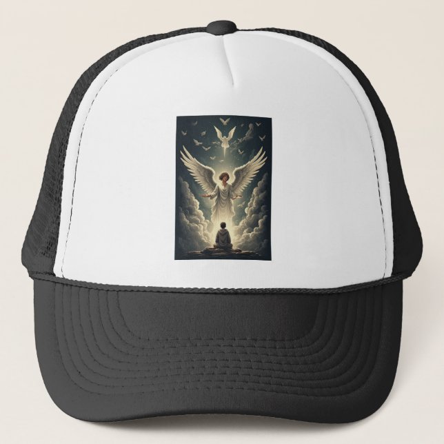 Glorious Heavenly Angels Trucker Hat (Front)